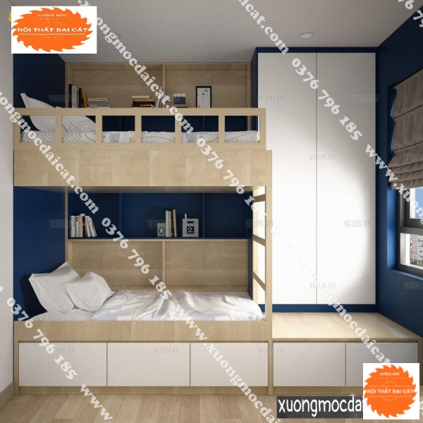 Giường tầng phòng ngủ đa năng GT061
