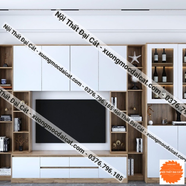 Kệ tivi kết hợp phong cách hiện đại KKH078