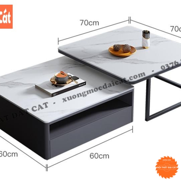 Bàn sofa đôi sang trọng BS100