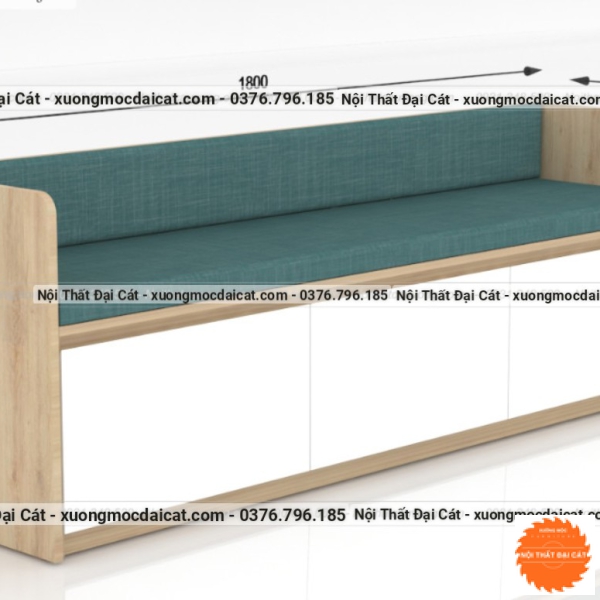 Băng ghế đọc sách có lưng tựa BG061
