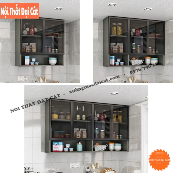 Tủ bếp treo tường cánh kính TBN072