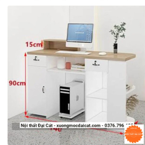 Quầy thu ngân shop áo quần QTN028