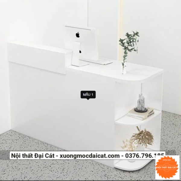 Quầy thu ngân shop áo quần QTN028