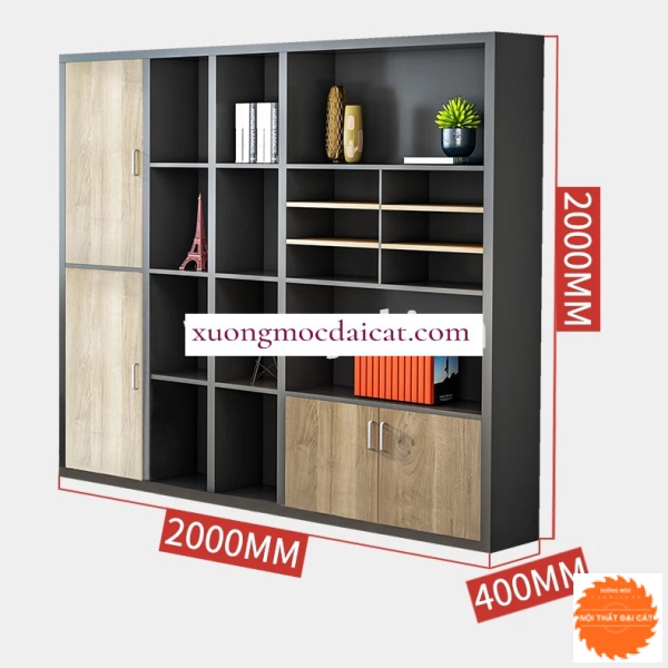 Tủ giám đốc gỗ văn phòng hiện đại TGĐ028