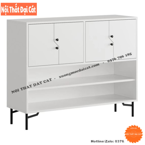 Tủ giày tone đen thiết kế tiện nghi TG207