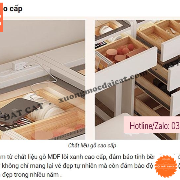Bàn trang điểm gỗ cao cấp BTĐ139