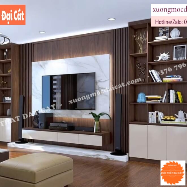 Vách ốp kệ tivi VO056