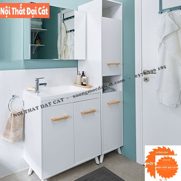 Tủ phòng tắm kết hợp lavabo rửa mặt TPT027