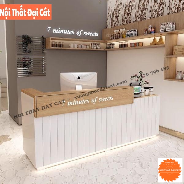Quầy bàn thu ngân hiện đại QTN047