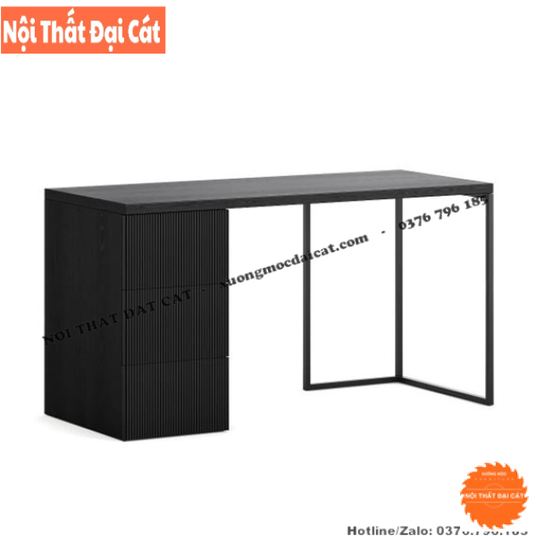 Bàn làm việc 3 hộc kéo chân sắt BLV130