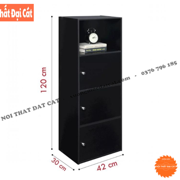 Tủ sách thiết kế 4 hộc KS244