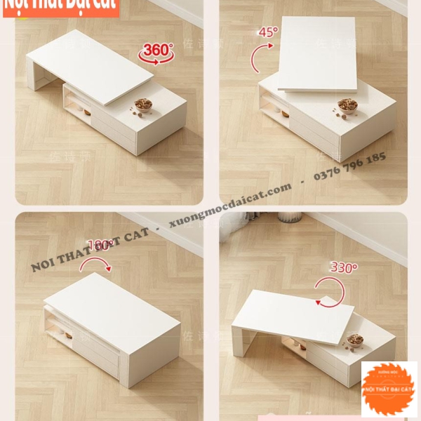 Bàn sofa thiết kế gấp gọn hiện đại BS102