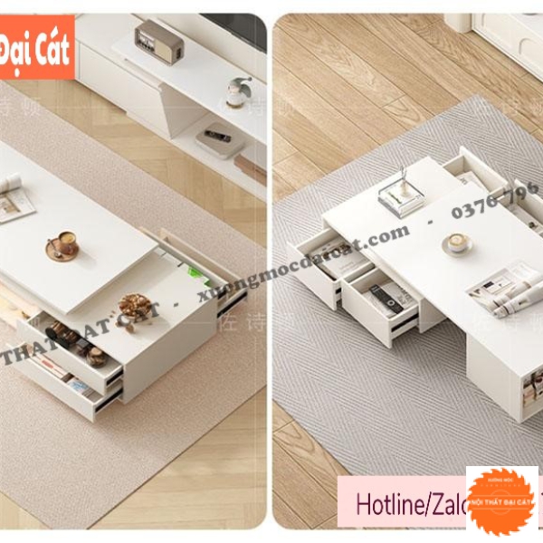 Bàn sofa thiết kế gấp gọn hiện đại BS102