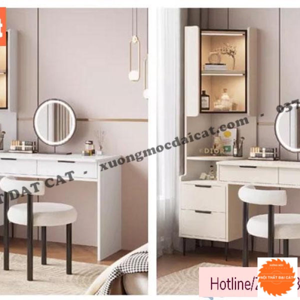 Bàn trang điểm kết hợp tủ trang trí BTĐ140