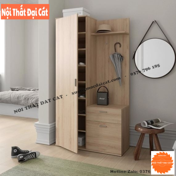 Tủ giày gỗ MDF thiết kế hiện đại TG208