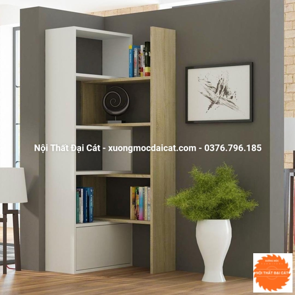 Kệ sách gỗ MDF thiết kế đa năng KS210