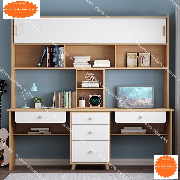 Bàn học sinh đôi phong cách hiện đại BH051