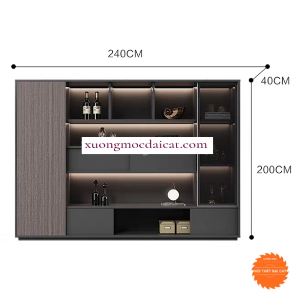Tủ giám đốc phong cách hiện đại TGĐ003