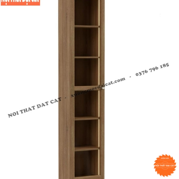 Kệ sách đứng 6 tầng thiết kế có cửa KS202