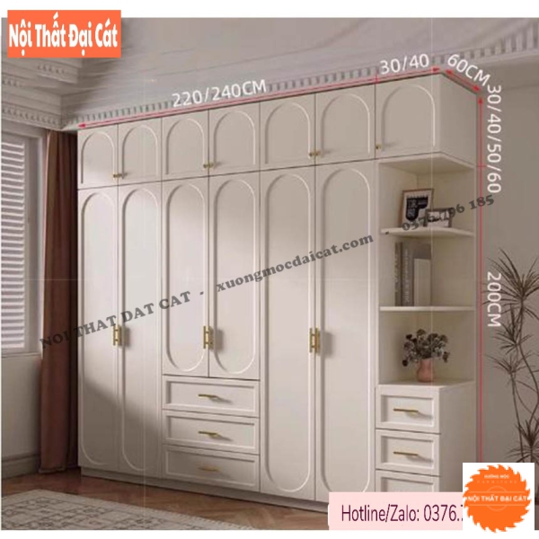 Tủ áo quần hàng thiết kế TA473