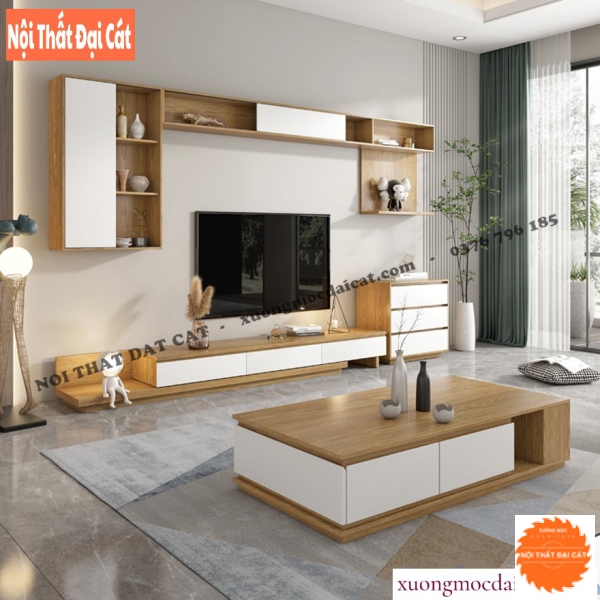 Bàn sofa gỗ phong cách hiện đại BS076