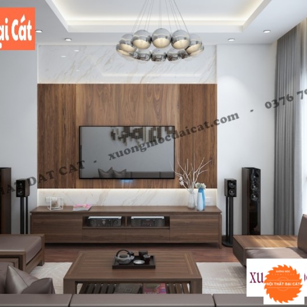Vách ốp kệ tivi VO040