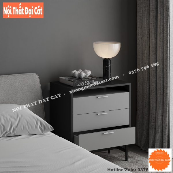 Tab để đầu giường 3 hộc kéo T060