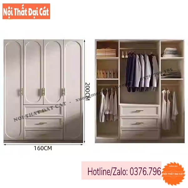 Tủ áo quần hàng thiết kế TA473