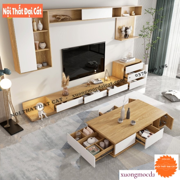 Bàn sofa gỗ phong cách hiện đại BS076