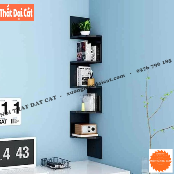Kệ trang trí góc gỗ MDF KS148