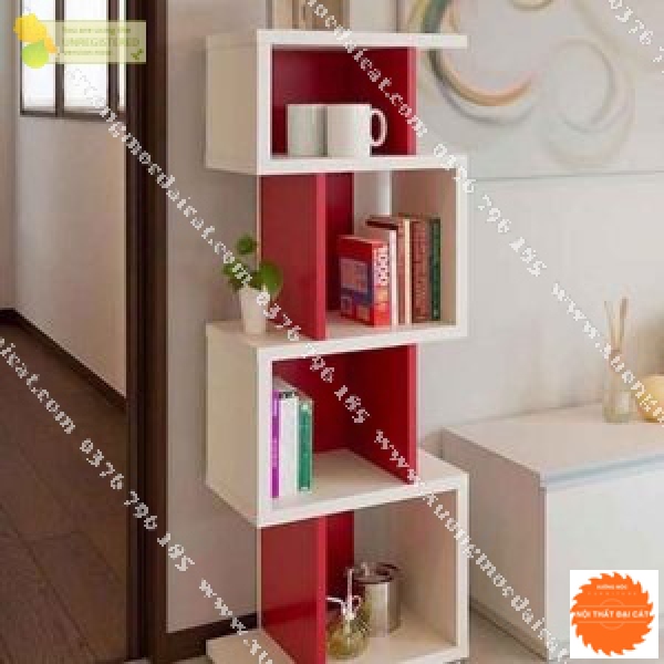 Kệ sách đứng thiết kế chữ Z KS117
