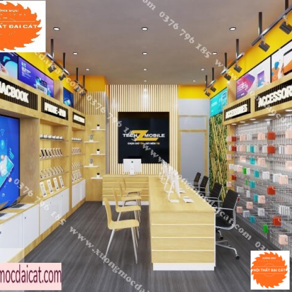 Mẫu thiết kế shop điện thoại MS003