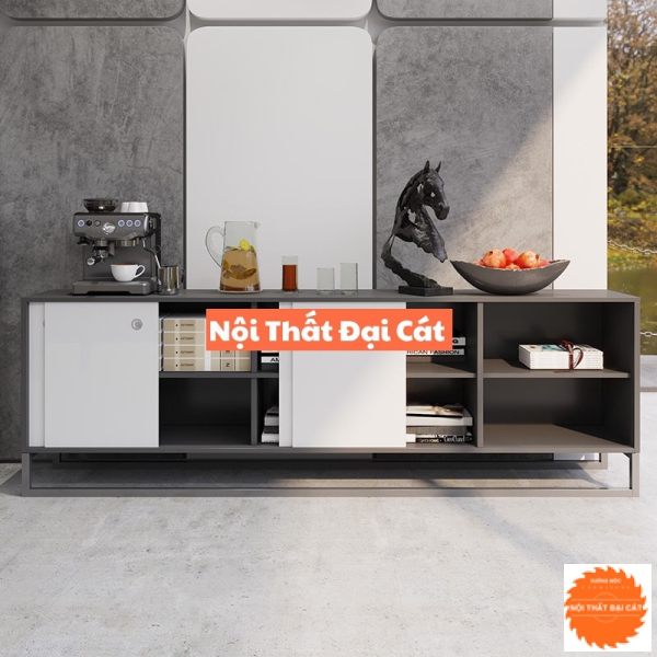 Tủ hồ sơ thấp thiết kế cánh trượt THST057