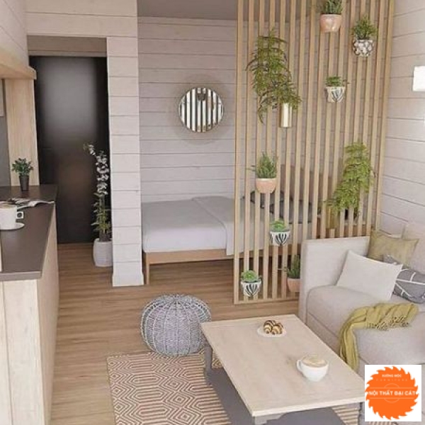 Vách ngăn căn hộ nhỏ VN045