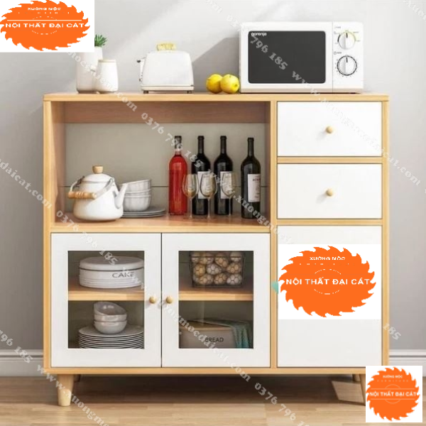 Tủ bếp thiết kế đa chức năng nhỏ gọn TBN049