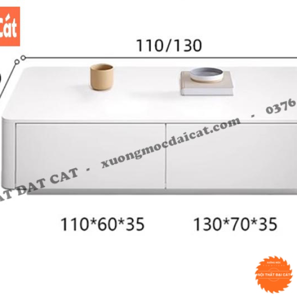 Bàn sofa nhỏ xinh kiểu dáng đơn giản BS103