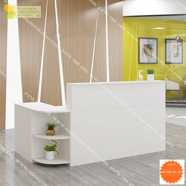 Quầy thu ngân showroom hiện đại QTN030