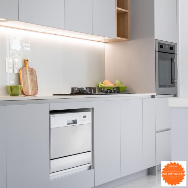 Tủ bếp gỗ công nghiệp chữ I TB0096