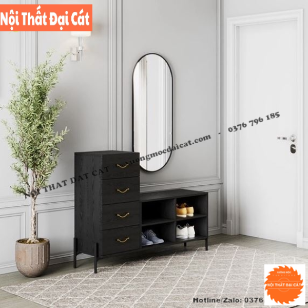 Tủ giày thiết kế 4 hộc kéo TG209