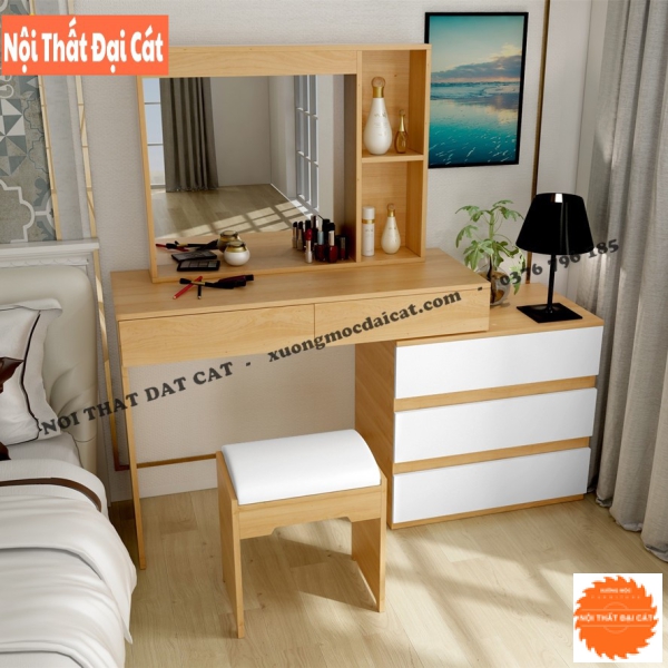Bàn trang điểm kèm 3 hộc kéo BTĐ120
