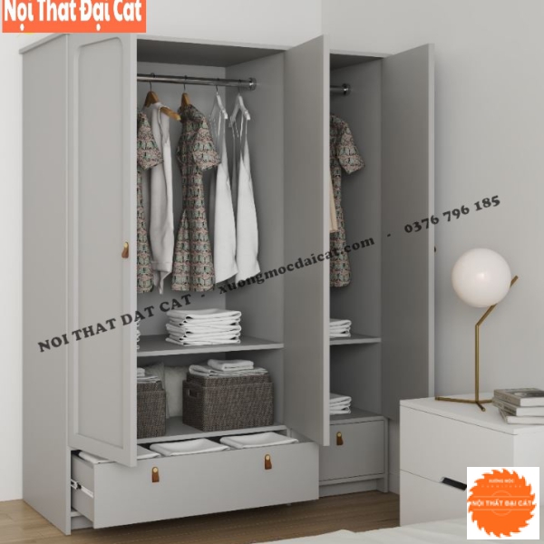 Tủ áo quần gỗ thiết kế sang trọng TA441