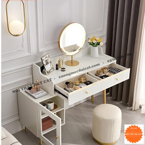 Bàn trang điểm gỗ công nghiệp đẹp BTĐ141