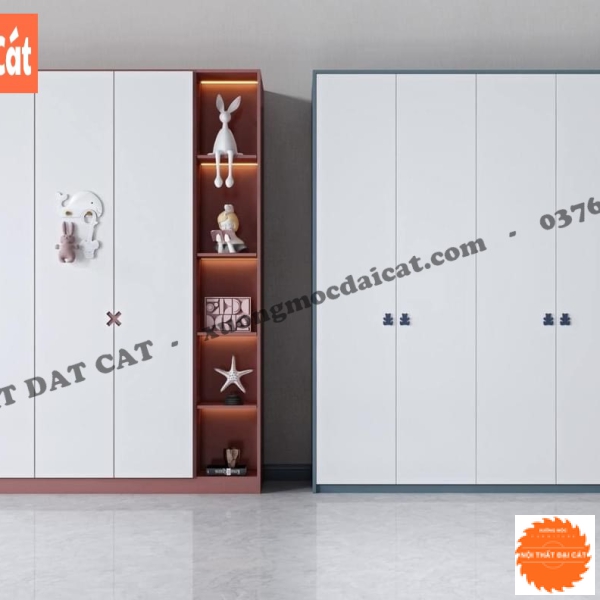 Tủ áo quần gỗ kiểu dáng hiện đại TA456