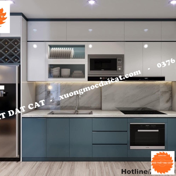 Tủ bếp hiện đại cho gia đình MS0038