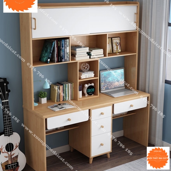Bàn học sinh đôi phong cách hiện đại BH051