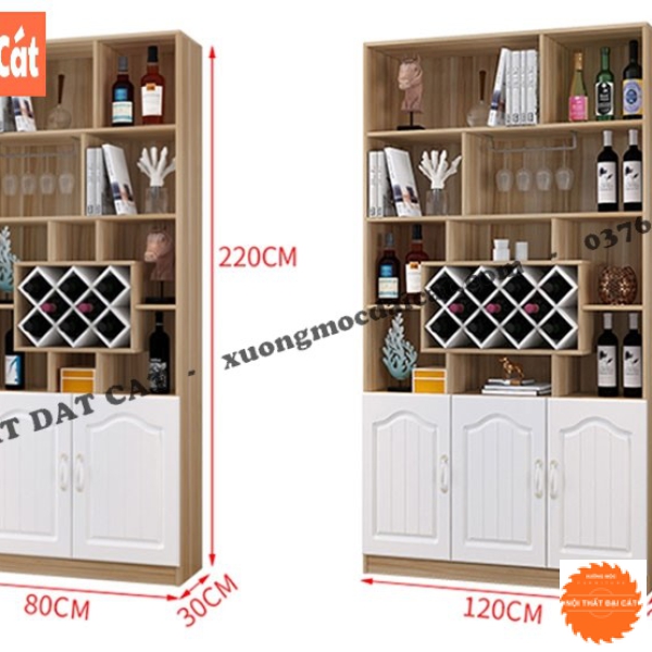 Tủ rượu phòng khách hiện đại TR058