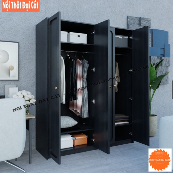 Tủ áo quần 4 cánh hiện đại TA442