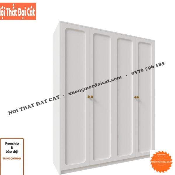 Tủ áo quần 4 cánh hiện đại TA442