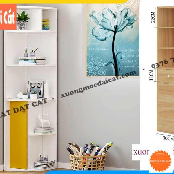 Kệ sách thiết kế đẹp KS154