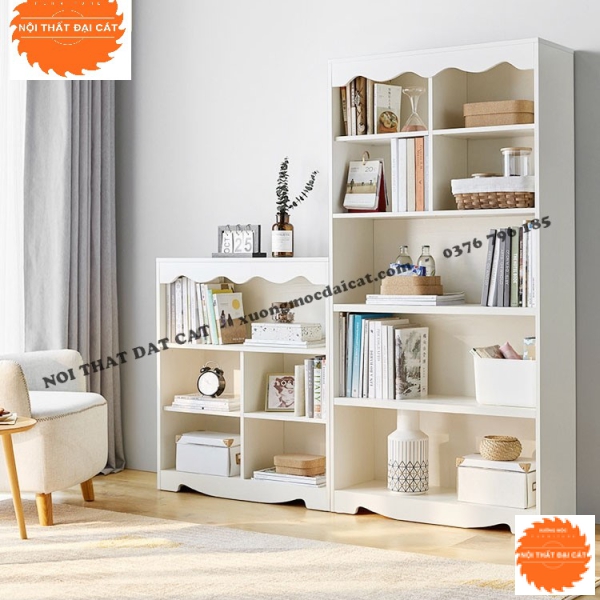 Kệ sách đứng bằng gỗ cao cấp KS163